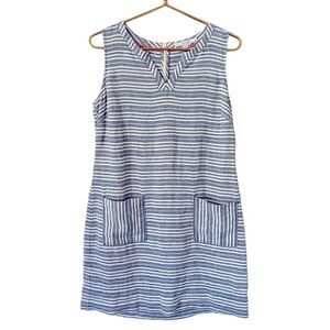 Boden‎ Striped Linen Sheath Dress, Size 8
